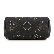 将图像加载到图库查看器中,LOUIS VUITTON Nano Speedy Studded NoirM46745 Monogram Empreinte Leather