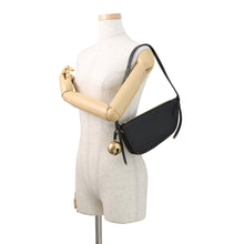 将图像加载到图库查看器中,BURBERRY Shield Sling Bell Bag Charm Shoulder Bag Black8077580 Leather Size Mini