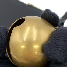 Load image into Gallery viewer, BURBERRY Shield Sling Bell Bag Charm Shoulder Bag Black8077580 Leather Size Mini