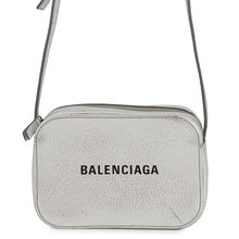 将图像加载到图库查看器中,BALENCIAGA Everyday camera bag Silver552372 Leather Size XS