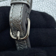 将图像加载到图库查看器中,BALENCIAGA Everyday camera bag Silver552372 Leather Size XS