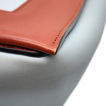 Load image into Gallery viewer, CELINE Frame Shoulder Bag Light Blue/Brown180263 Leather