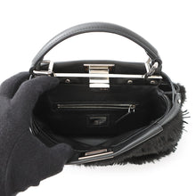将图像加载到图库查看器中,FENDI Peekaboo Black8BN244 Fur Leather Size Mini