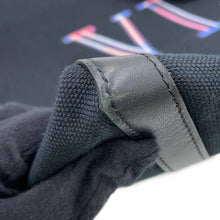 Load image into Gallery viewer, Valentino Garavani VLTN Tote Black Canvas Leather