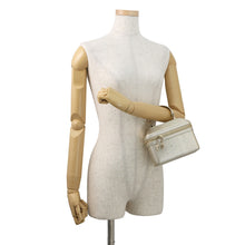 Load image into Gallery viewer, BVLGARI Serpenti 2-Way Vanity Bag Champagne Gold Karung embossed leather
