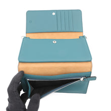 Load image into Gallery viewer, MCM Visetos Shoulder Wallet BlueMXEBAKM01JY001 Leather