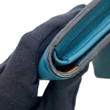 Load image into Gallery viewer, MCM Visetos Shoulder Wallet BlueMXEBAKM01JY001 Leather