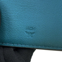 Load image into Gallery viewer, MCM Visetos Shoulder Wallet BlueMXEBAKM01JY001 Leather