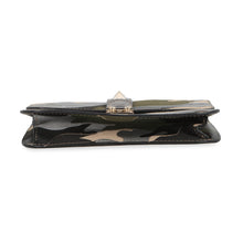 将图像加载到图库查看器中,Valentino Garavani Glam Rock Camouflage Chainshoulder Bag Silver/Beige/Green Canvas Leather
