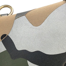 将图像加载到图库查看器中,Valentino Garavani Glam Rock Camouflage Chainshoulder Bag Silver/Beige/Green Canvas Leather
