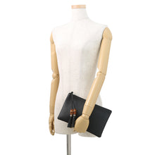 Load image into Gallery viewer, GUCCI Bamboo Tassel Pouch Black376854 Leather