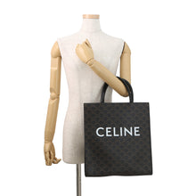 Load image into Gallery viewer, CELINE Vertical Cabas Brown/Black194432 PVC Leather Size Medium
