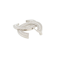 Load image into Gallery viewer, CHANEL CC Logo BroochABD463 Metal Rhinestone Faux Pearl