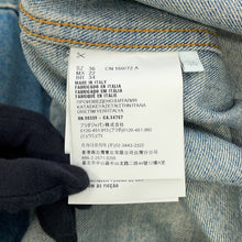 将图像加载到图库查看器中,PRADA Oversized distressed organic denim shirt Size 36 Mid blueGFC036 Denim