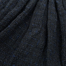 Load image into Gallery viewer, CHANEL Tweed Double-Breasted Coat Size 34 Black/NavyP64017 Cotton49% Polyamide31% Acryl20%