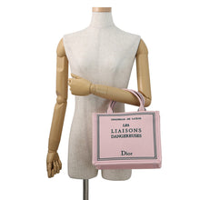 Load image into Gallery viewer, Dior Book Tote Book Cover Embroidery with Strap Bag PinkM1404PEHO Canvas Size Small