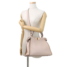 将图像加载到图库查看器中,FENDI Peekaboo Jasmin Flower8BN290 Leather Size regular