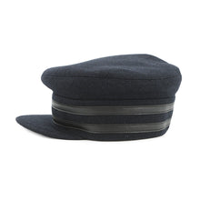 Load image into Gallery viewer, HERMES Cap Size 58 Navy Wool 100%