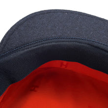 Load image into Gallery viewer, HERMES Cap Size 58 Navy Wool 100%