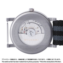 将图像加载到图库查看器中,BVLGARI BVLGARI Fragment Special Edition W41mm Stainless Steel Fabric Black DialBB41S/103443