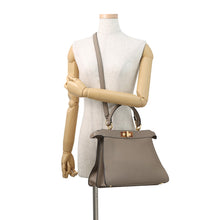 Load image into Gallery viewer, FENDI Peekaboo Icy You Gray8BN321 Leather Size Medium