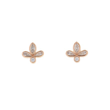 Load image into Gallery viewer, TIFFANY&Co. Fleur de Lis Earrings 18K Pink Gold