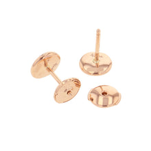 将图像加载到图库查看器中,Pomellato Sabbia (Round) Pave Brown Diamond Stud EarringsPOB2042-O7000-DBR00 18K Pink Gold