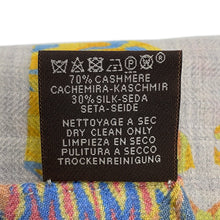 Load image into Gallery viewer, HERMES Scarf Carre Kyoto Marble Exlibris Size 90 Gris Cine/MulticolorH233842S Cashmere70% Silk30%