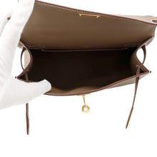 Load image into Gallery viewer, HERMES PochetteKelly Etoupe Swift Leather