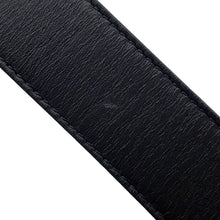 将图像加载到图库查看器中,GUCCI Double G Belt Size 70 Black414516 Leather