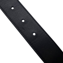 将图像加载到图库查看器中,GUCCI Double G Belt Size 70 Black414516 Leather