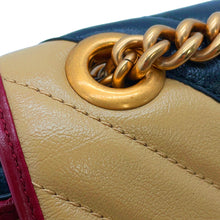 Load image into Gallery viewer, GUCCI GG Marmont Shoulder Bag Black/Beige446744 Leather Size Small