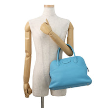 Load image into Gallery viewer, HERMES Bolide Bleu du Nord Taurillon Clemence Size 31