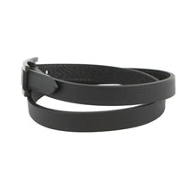 Load image into Gallery viewer, HERMES 《B-A-P》 Double Tour Bracelet Size T4 BlackH010700CHAAT4 Epsom Swift Leather