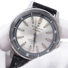 Load image into Gallery viewer, SEIKO Sportsmatic Silver Wave W37mm Stainless Steel Leather Silver Dial69799