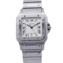 Load image into Gallery viewer, CARTIER Santos Galve LM H41mm×W29mm Stainless Steel Ivory DialW20018D6