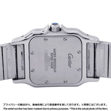 将图像加载到图库查看器中,CARTIER Santos Galve LM H41mm×W29mm Stainless Steel Ivory DialW20018D6