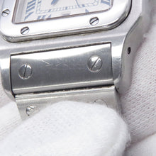 Load image into Gallery viewer, CARTIER Santos Galve LM H41mm×W29mm Stainless Steel Ivory DialW20018D6