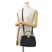 Load image into Gallery viewer, FENDI Peekaboo Black8BN244 Leather Size Mini