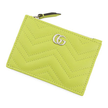 Load image into Gallery viewer, GUCCI Double G Key Case Light Green837747 Leather