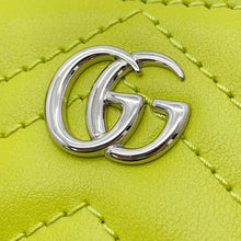 Load image into Gallery viewer, GUCCI Double G Key Case Light Green837747 Leather