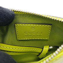 Load image into Gallery viewer, GUCCI Double G Key Case Light Green837747 Leather