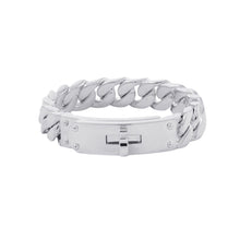 Load image into Gallery viewer, HERMES Kelly Gourmet Bracelet Size GM/SH SV925