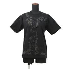Load image into Gallery viewer, HERMES Maxi T-shirt Cartouche Size 34 BlackH6E4620DC Cotton100%