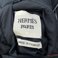 将图像加载到图库查看器中,HERMES Short coat, reversible, Chaine d'Ancre print Size 34 Blue Marine Cotton98% Polyurethane2% Polyester100%
