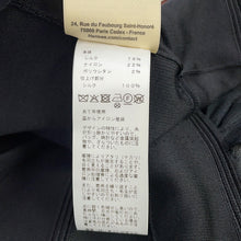 Load image into Gallery viewer, HERMES Zip-up Jacket Size 40 BlackH6E2222DR Silk79% Nylon22% Polyurethane2%