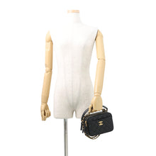 将图像加载到图库查看器中,CHANEL Matelasse Small Vanity Bag BlackAS3221 Caviar Leather