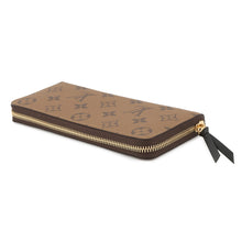 Load image into Gallery viewer, LOUIS VUITTON Portefeuille Clemence NoirM82336 Monogram Reverse Canvas