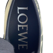 Load image into Gallery viewer, LOEWE Terra Vulca Sneakers Ivory/GreenL815282XAC Canvas Rubber Size 41