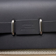 Load image into Gallery viewer, HERMES Herbag zip Ecru/Ardoise Toile Military Vache Hunter Leather Size Mini